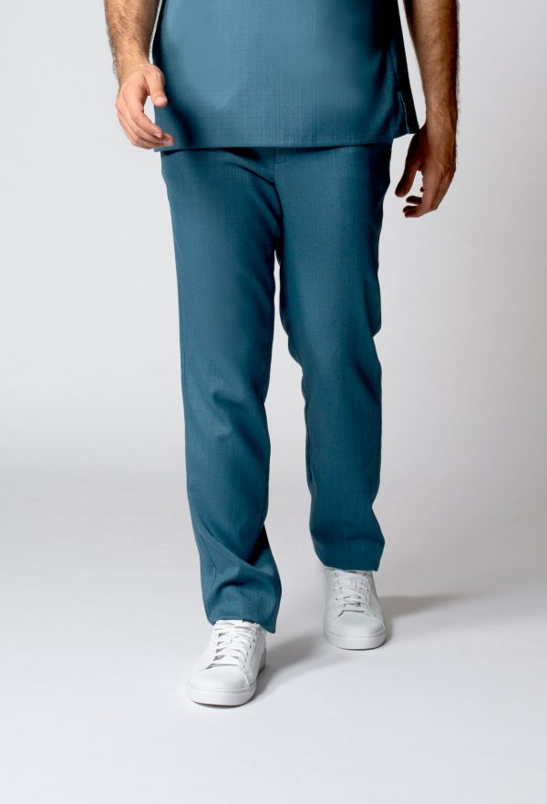 Pants Faux Linen Azul Morocco